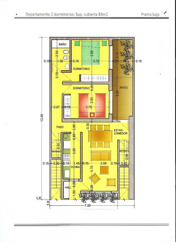 DEPARTAMENTO CENTRICO A ESTRENAR