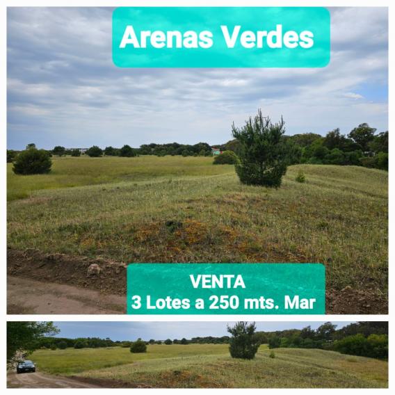 Balneario Arenas Verdes-  3 Lotes colidantes (Blok o Individual)